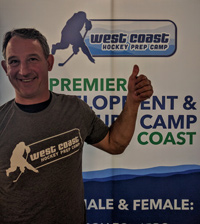 Former NHL Player Rich Sutter at West Coast Prep Camp